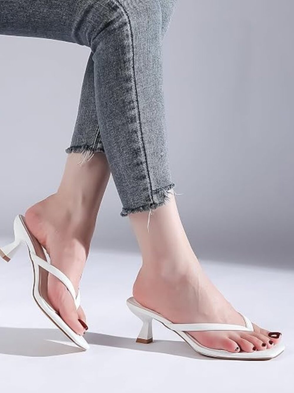 Kitten Flip Flop Thong Low Heels for Women